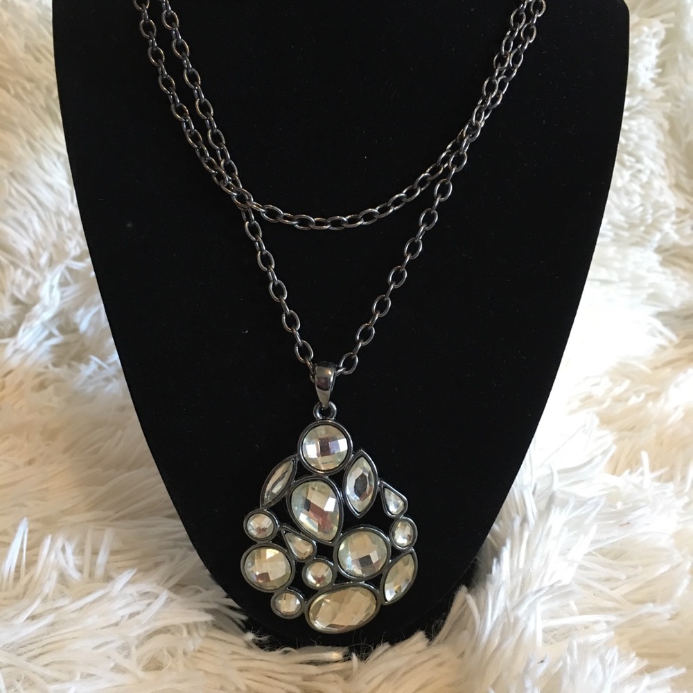 Long Lia Sophia statement necklace